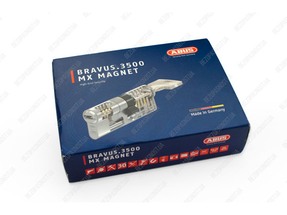 Циліндр ABUS BRAVUS MAGNET 3500 MX, ключ-ключ, 140 мм (40х100)