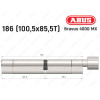 Циліндр ABUS BRAVUS 4000 MX, з тумблером, 185 (100х85T)