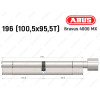 Циліндр ABUS BRAVUS 4000 MX, з тумблером, 195 (100х95T)
