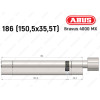 Циліндр ABUS BRAVUS 4000 MX, з тумблером, 185 (150х35T)