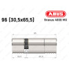 Цилиндр ABUS BRAVUS 4000 MX, ключ-ключ, 95 (30х65)