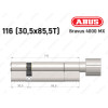 Циліндр ABUS BRAVUS 4000 MX, з тумблером, 115 (30х85T)