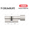 Цилиндр ABUS BRAVUS 4000 MX, с тумблером, 70 (35х35Т)