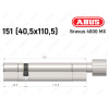 Циліндр ABUS BRAVUS 4000 MX, з тумблером, 150 (40х110T)