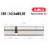 Цилиндр ABUS BRAVUS 4000 MX, ключ-ключ, 135 (40х95)