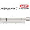 Циліндр ABUS BRAVUS 4000 MX, з тумблером, 190 (45х145T)