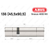 Циліндр ABUS BRAVUS 4000 MX, ключ-ключ, 135 (45х90)