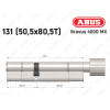 Циліндр ABUS BRAVUS 4000 MX, з тумблером, 130 (50х80T)