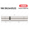 Циліндр ABUS BRAVUS 4000 MX, ключ-ключ, 185 (60х125)