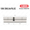 Циліндр ABUS BRAVUS 4000 MX, ключ-ключ, 135 (60х75)