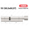 Циліндр ABUS BRAVUS 4000 MX, з тумблером, 150 (60х90T)