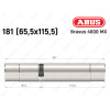 Циліндр ABUS BRAVUS 4000 MX, ключ-ключ, 180 (65х115)