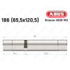 Циліндр ABUS BRAVUS 4000 MX, ключ-ключ, 185 (65х120)