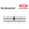 Циліндр ABUS BRAVUS 4000 MX, ключ-ключ, 135 (65х70)