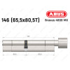 Циліндр ABUS BRAVUS 4000 MX, з тумблером, 145 (65х80T)