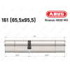 Цилиндр ABUS BRAVUS 4000 MX, ключ-ключ, 160 (65х95)