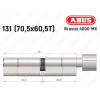 Циліндр ABUS BRAVUS 4000 MX, з тумблером, 130 (70х60Т)