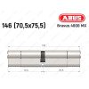 Циліндр ABUS BRAVUS 4000 MX, ключ-ключ, 145 (70х75)