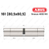 Циліндр ABUS BRAVUS 4000 MX, ключ-ключ, 160 (80х80)