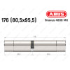Циліндр ABUS BRAVUS 4000 MX, ключ-ключ, 175 (80х95)