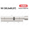 Цилиндр ABUS BRAVUS 4000 MX, с тумблером, 160 (95х65T)