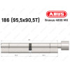 Циліндр ABUS BRAVUS 4000 MX, з тумблером, 185 (95х90T)