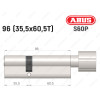 Циліндр ABUS S60P Compact, з тумблером, 95 мм (35х60Т)