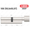 Цилиндр ABUS S60P Compact, с тумблером, 105 мм (55х50Т)