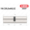 Цилиндр ABUS S60P Compact, ключ-ключ, 115 мм (55х60)