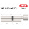 Цилиндр ABUS S60P Compact, с тумблером, 105 мм (60х45Т)