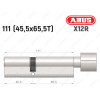 Цилиндр ABUS X12R Compact, с тумблером, 110 (45х65Т)