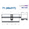 Циліндр Mul-T-Lock Classic Pro ключ-тумблер 71 мм (40x31T)