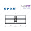 Циліндр Mul-T-Lock Classic Pro ключ-ключ 80 мм (40x40)