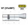 Циліндр EVVA 4KS 87 мм (31x56T), з тумблером