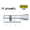 Циліндр EVVA ICS 77 мм (31x46T), з тумблером