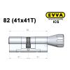 Циліндр EVVA ICS 82 мм (41x41T), з тумблером