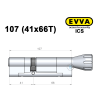Циліндр EVVA ICS 107 мм (41x66T), з тумблером