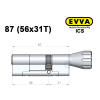 Цилиндр EVVA ICS 87 мм (56x31T), с тумблером