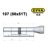 Циліндр EVVA ICS 107 мм (56x51T), з тумблером