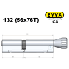 Циліндр EVVA ICS 132 мм (56x76T), з тумблером