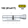 Циліндр EVVA ICS 102 мм (61x41T), з тумблером