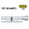 Циліндр EVVA ICS 127 мм (61x66T), з тумблером