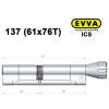 Циліндр EVVA ICS 137 мм (61x76T), з тумблером