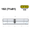 Циліндр EVVA ICS 152 мм (71x81), ключ-ключ