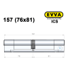 Циліндр EVVA ICS 157 мм (76x81), ключ-ключ