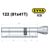 Цилиндр EVVA ICS 122 мм (81x41T), с тумблером