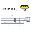 Циліндр EVVA ICS 132 мм (81x51T), з тумблером