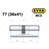 Цилиндр EVVA MCS 77 мм (36x41), ключ-ключ