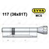 Цилиндр EVVA MCS 117 мм (36x81T), с тумблером