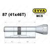 Циліндр EVVA MCS 87 мм (41x46T), з тумблером